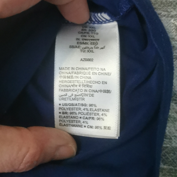 Amazon Basics XXL Navy Blue Tee Shirt T shirt short sleeves sleeved - Picture 3 of 9